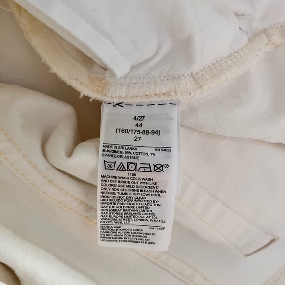 Gap Cheeky Straight White Jeans - Picture 13 of 14